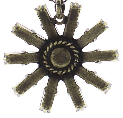 image for Necklace pendant Spider Daisy - Daisy Spider Red / Lila  