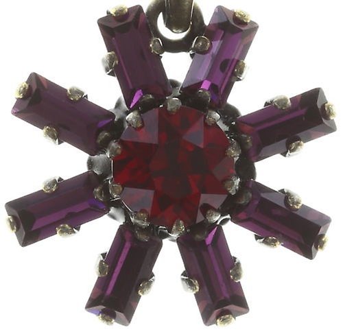 image for Necklace Pendant Spider Daisy - Daisy Spider Red / Lila  
