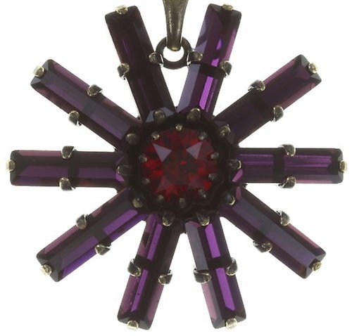 image pour Collier pendant Spider Daisy - Daisy Spider Rouge / Lila  