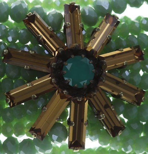 image for Bracelet Spider Daisy - Daisy Spider Brown / Green  