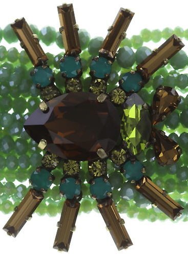 image pour Bracelet Spider Daisy - Daisy Spider Marron / Vert  