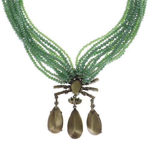 image for Necklace Spider Daisy - Daisy Spider Brown / Green  