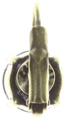 image for Earring eurowire Black Jack Pink blush rose SS 39