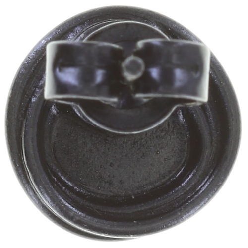 image for Earring stud From Joanna with Love Black jet hematite SS 34