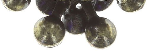 image pour Anneau Magic Fireball Bleu / Lila crystal heliotrope mini