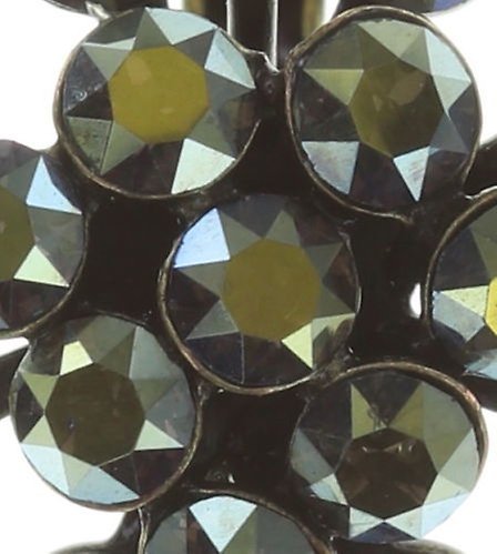 Kép Earring eurowire Magic Fireball Green crystal iridescent green mini