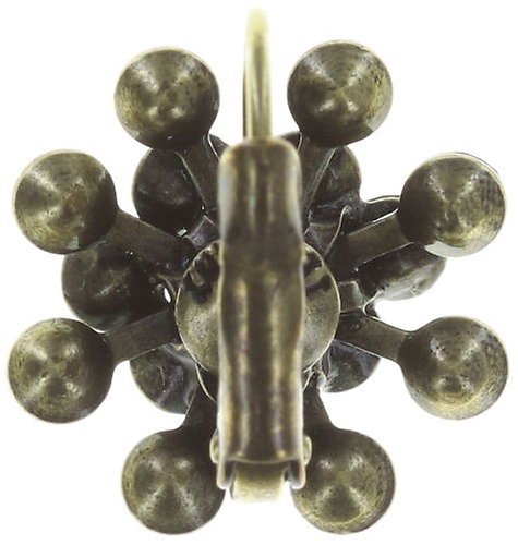 Kép Earring eurowire Magic Fireball Green crystal iridescent green mini