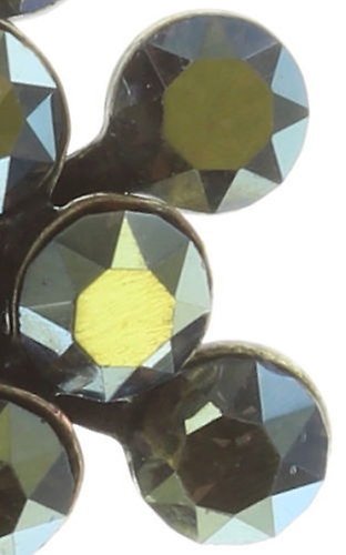 для изображений серьги на английском замке Magic Fireball Green crystal iridescent green mini