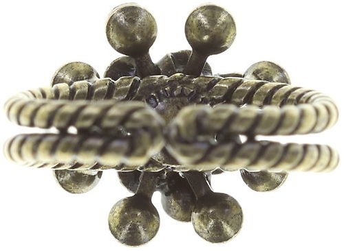 image pour Anneau Magic Fireball Jaune crystal metallic sunshine mini