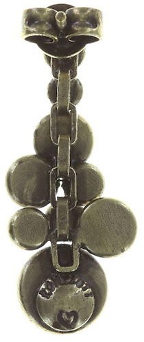 image for Earring Stud Dangling Water Cascade Orange  