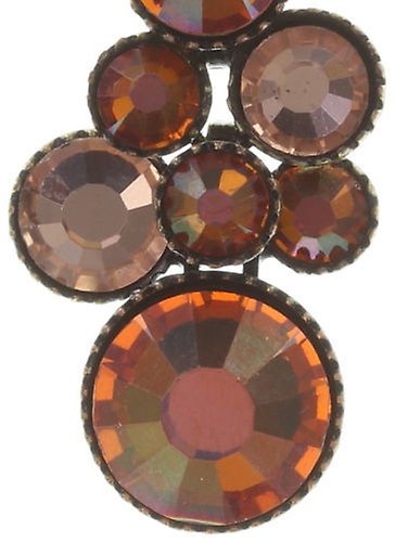 image for Earring Stud Dangling Water Cascade Orange  