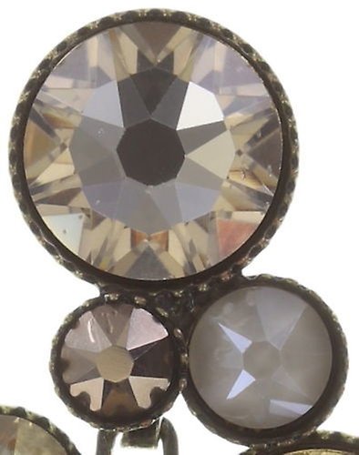 image for Earring Stud Dangling Water Cascade Beige  