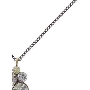 image for Necklace pendant Petit Glamour white/beige  