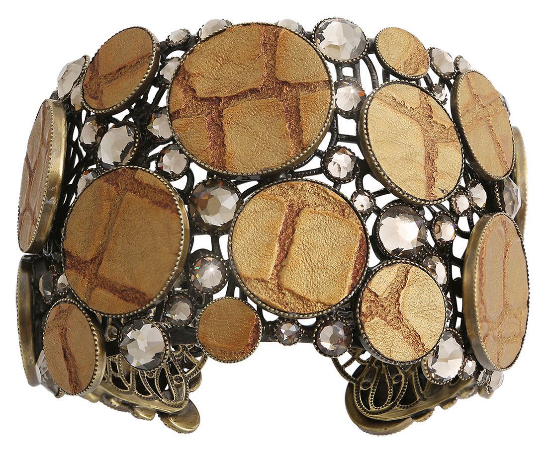 image pour Bracelet rigide Planet River Marron Clair  