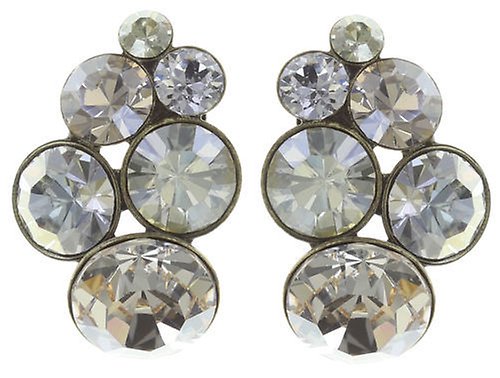image pour Clou d'oreille Petit Glamour Blanc / Beige  