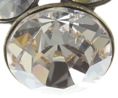 image for Earring Stud Petit Glamour White / Beige  