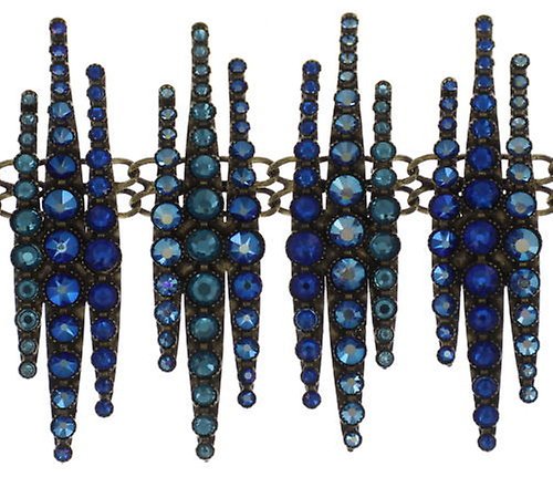 image pour Collier ras-de-cou Global Glam De Luxe Bleu  