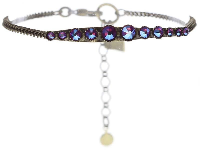 Bild für Armband Global Glam De Luxe dark rose  Größe S