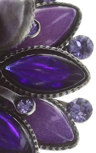 image pour Boucles d'oreilles Clip Lotus Flower Lila  size M