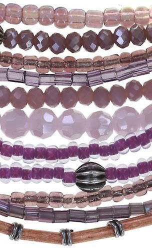 Bild für Armband elastisch Petit Glamour d´Afrique Lila  