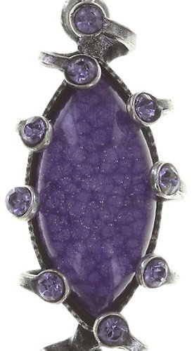 image pour Clou d'oreille pendant Lotus Flower Lila  