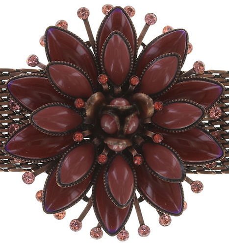 image for Bracelet Lotus Flower Red  size XL