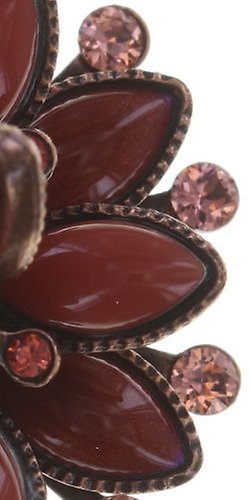 image for Ring Lotus Flower Red  size M