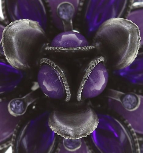 image pour Anneau Lotus Flower Lila  size M