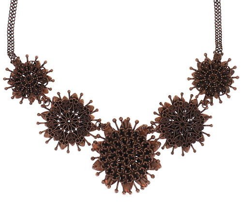 image for Necklace Lotus Flower Red  size XL,L,M