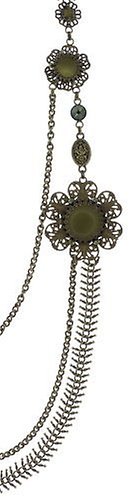 image for Necklace (Long) Flower Shadow Green  size XL,L,M,S,XS