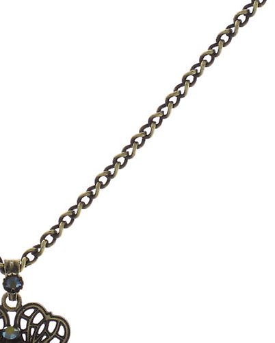 image for Necklace Pendant Flower Shadow Green  size S