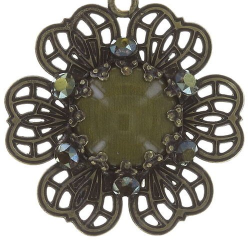 image pour Collier pendant Flower Shadow Vert  size S