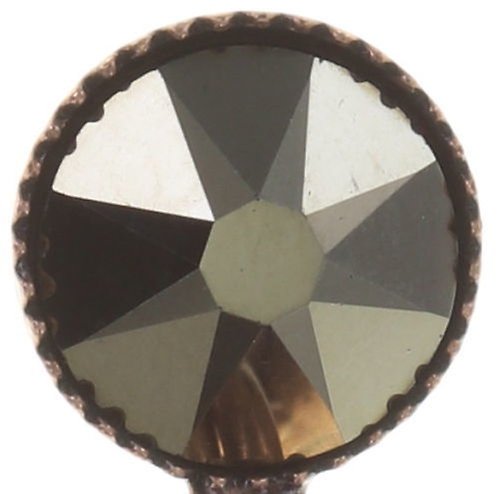 image for Earring Stud Dangling Heavy Metals Dark Brown  