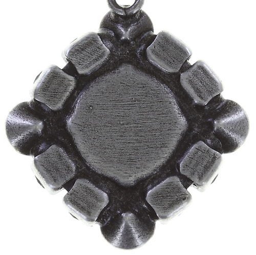 image pour Clou d'oreille pendant Velvet Glitz Bleu Clair  