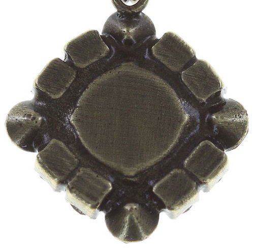 image pour Clou d'oreille pendant Velvet Glitz Rose  