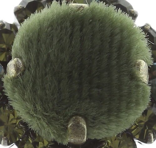 image for Earring Clip Velvet Glitz Green  