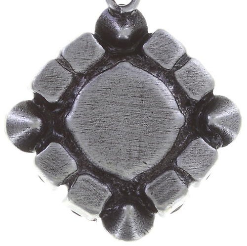 image for Earring Dangling Velvet Glitz Light Blue  