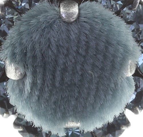 Bild für Ohrringe baumelnd Velvet Glitz Hellblau  