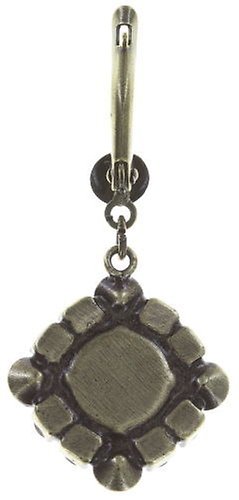 image for Earring Dangling Velvet Glitz Green  