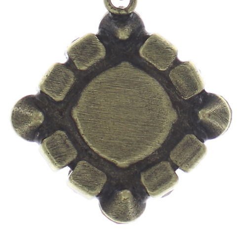 image for Necklace Pendant Velvet Glitz Pink  