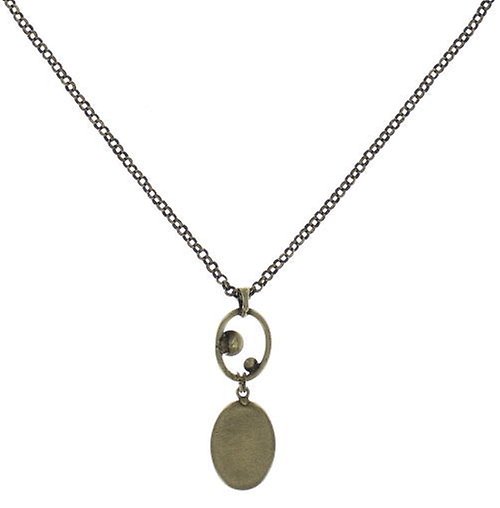 image pour Collier pendant Oval in Concert Bleu / Vert  