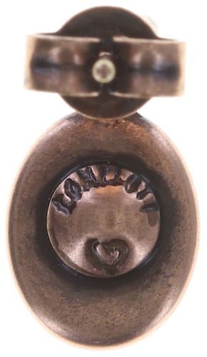 image for Earring Stud Oval in Concert Brown  