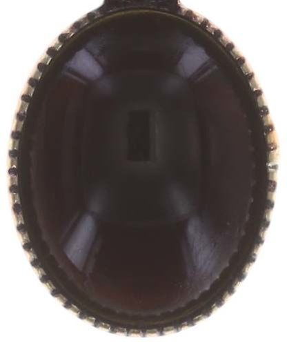 image for Earring Stud Oval in Concert Brown  