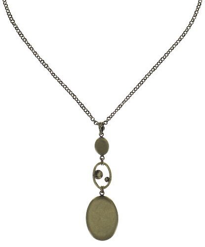 image pour Collier pendant Oval in Concert Bleu / Vert  