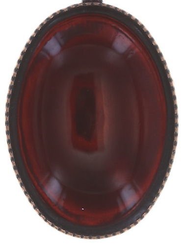 image for Earring Eurowire Dangling Oval in Concert Red  