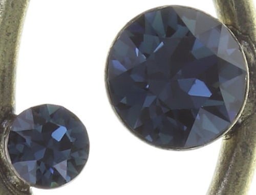 Bild für Halskette mit Anh&auml;nger Oval in Concert Blau / Grün  