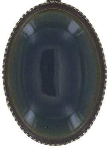 image for Necklace Pendant Oval in Concert Blue / Green  