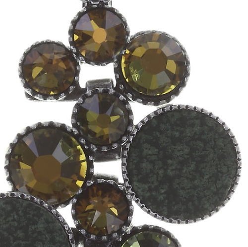 image pour Clou d'oreille pendant Planet River Vert  