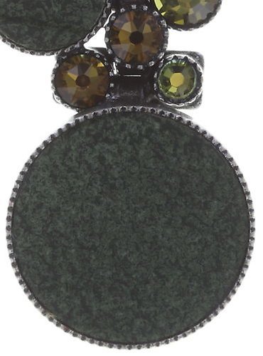 image pour Clou d'oreille pendant Planet River Vert  