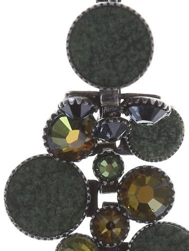 image pour Boucles d'oreilles Eurowire pendantes Planet River Vert  